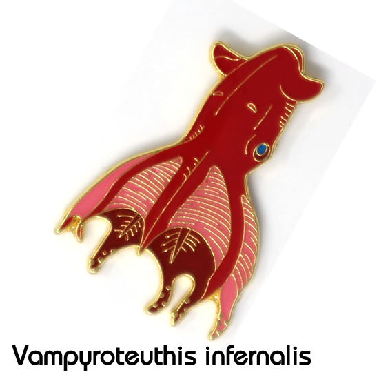 コウモリダコ|コレクションピンズS-007|マインドダイレクト【F.C.Planet公式】