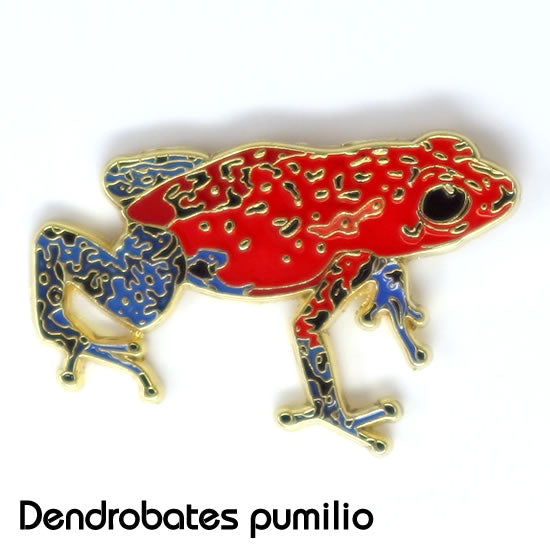 イチゴヤドクガエル_ピンズ_ピンバッジ