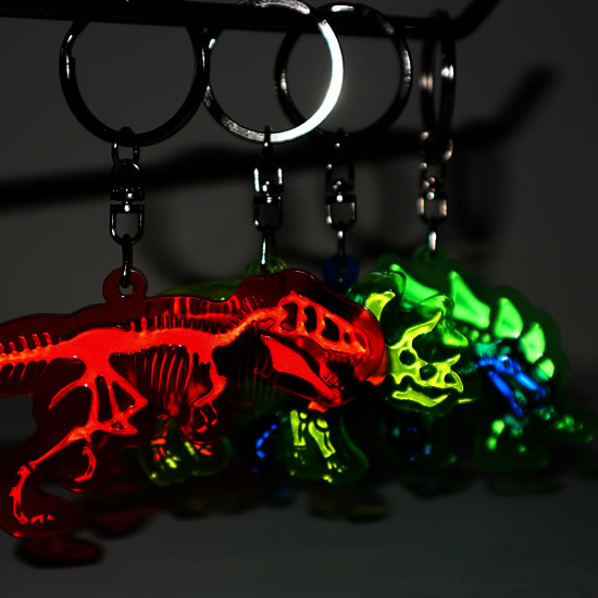 FLASHキーホルダー スステゴサウルス|ネットショップ・マインドダイレクト