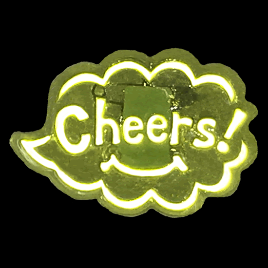 FLASHバッジクリップ cheers|ネットショップ・マインドダイレクト
