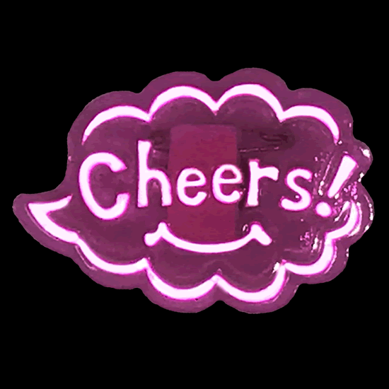 FLASHバッジクリップ cheers|ネットショップ・マインドダイレクト