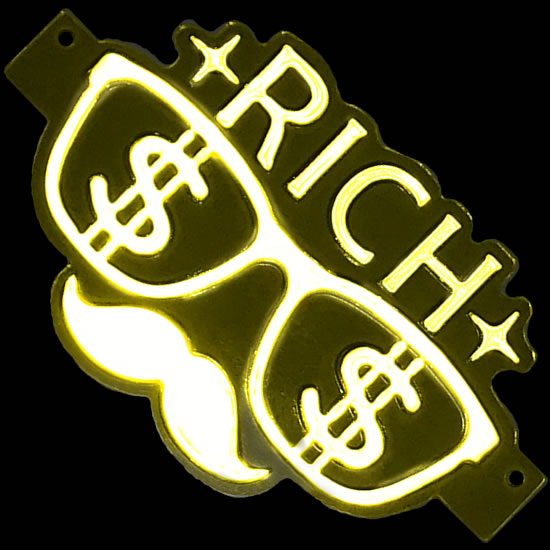 FLASHキーホルダー RICH(メガネ型)|ネットショップ・マインドダイレクト