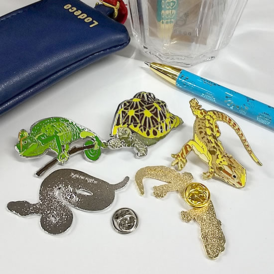 フトアゴヒゲトカゲ|コレクションピンズR-001|マインドダイレクト【F.C.Planet公式】