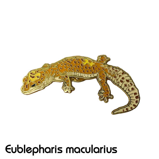 ヒョウモントカゲモドキ_ピンズ_ピンバッジ