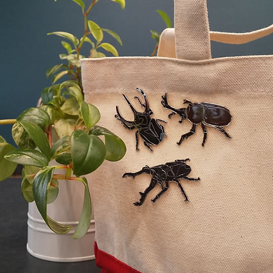 コーカサスオオカブト|コレクションピンズI-005|マインドダイレクト【F.C.Planet公式】