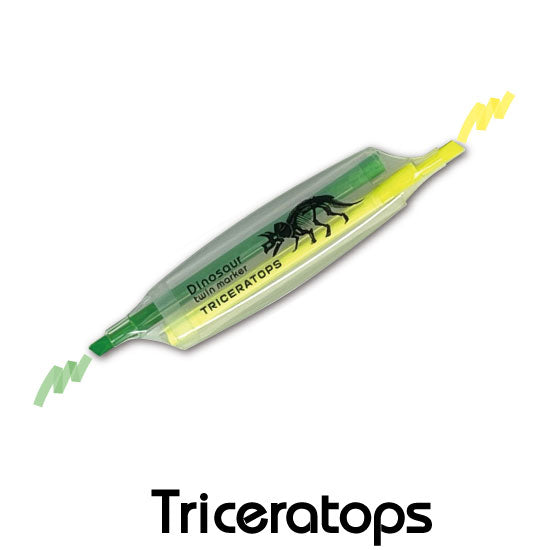 トリケラトプス ダイナソー2色マーカー|ネットショップ・マインドダイレクト