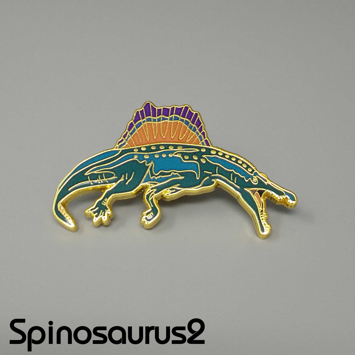 スピノサウルス2|コレクションピンズD-044|マインドダイレクト【F.C.Planet公式】