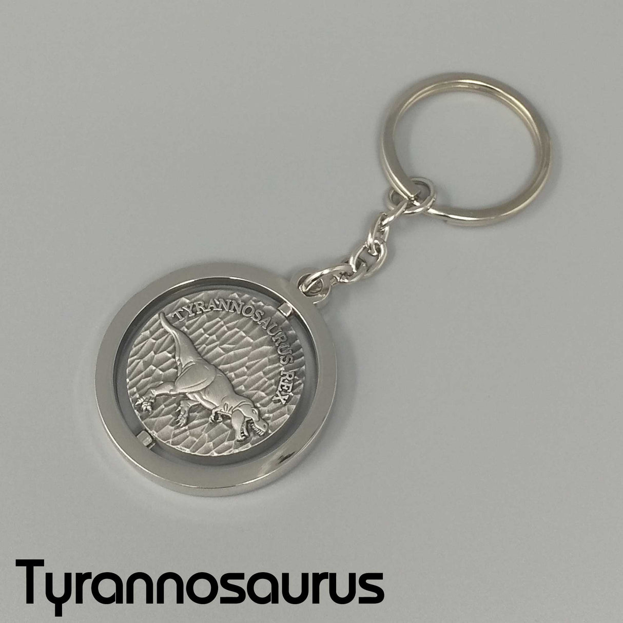 ティラノサウルス　スピニングキーホルダー｜マインドダイレクト【F.C.Planet公式】