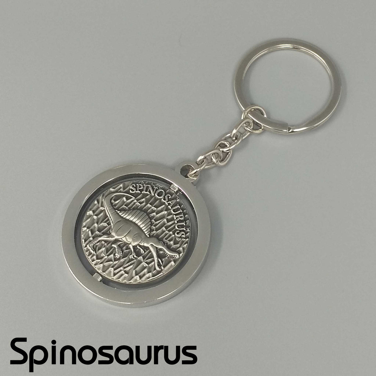 スピノサウルス　スピニングキーホルダー｜マインドダイレクト【F.C.Planet公式】