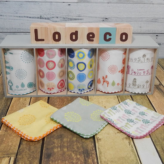 二重ガーゼハンカチ　フォレストサークル/Lodeco｜ネットショップ・マインドダイレクト