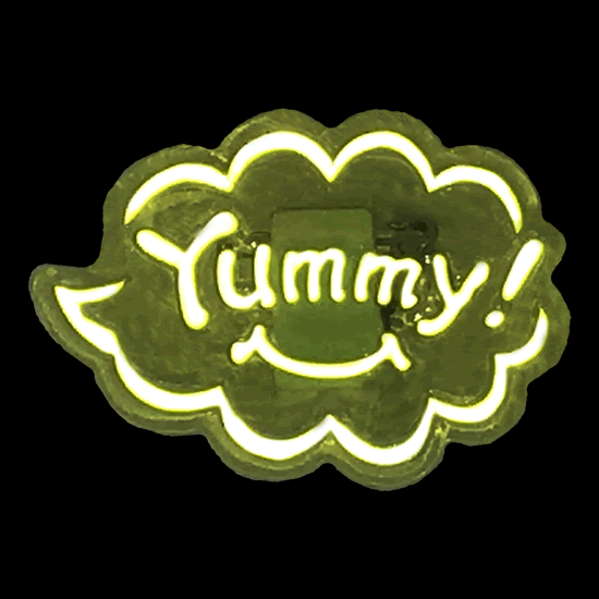 FLASHバッジクリップ　yummy｜ネットショップ・マインドダイレクト