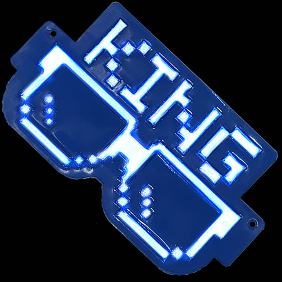 FLASHキーホルダー　KING（メガネ型）｜ネットショップ・マインドダイレクト