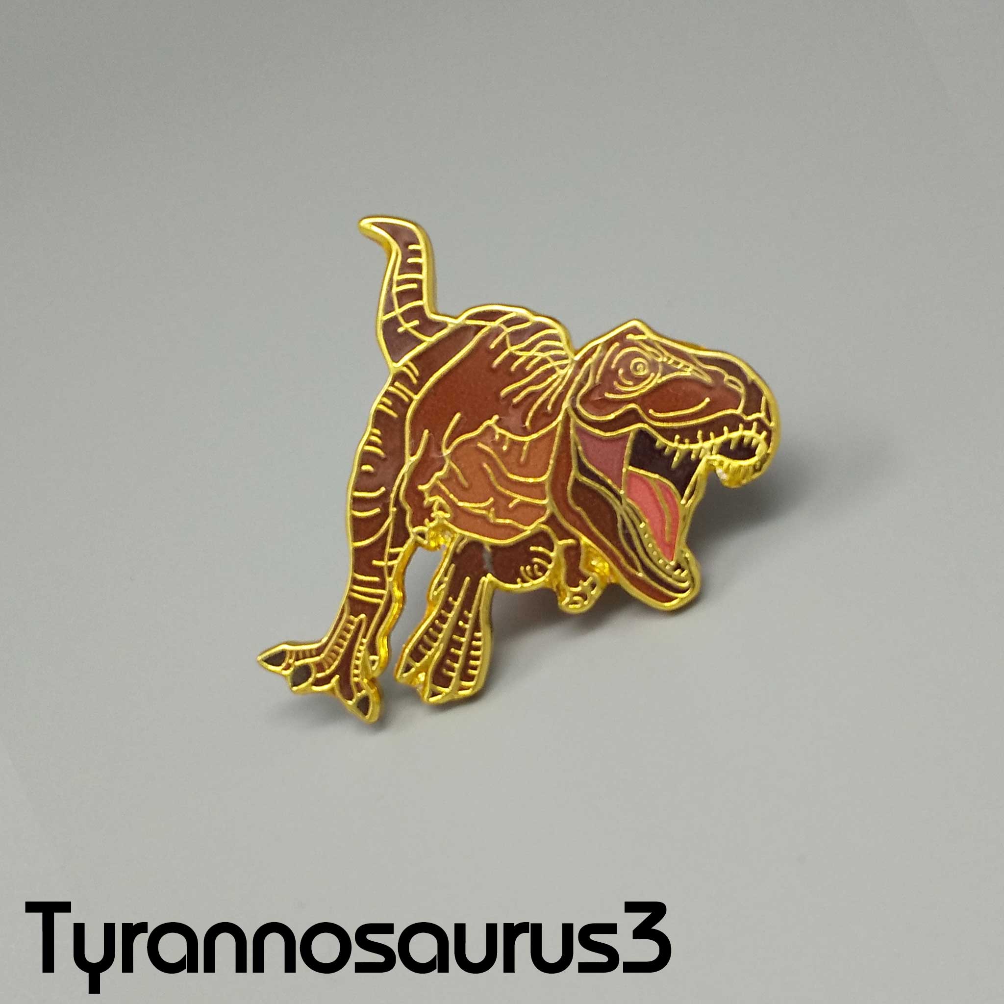 ティラ野⭐︎様こちら専用のお品です。 ティラノサウルス3｜コレクションピンズD-040｜マインドダイレクト