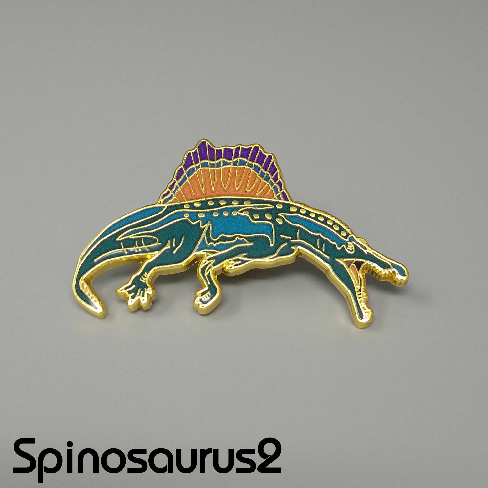 スピノサウルス2｜コレクションピンズD-044｜マインドダイレクト【F.C.